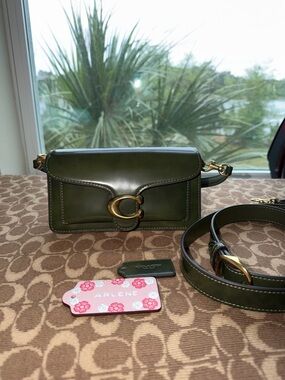 Coach Olive Green Tabby 20 Bag